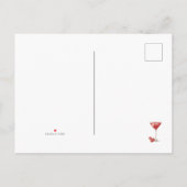 Cocktail de Noël Invitation (Dos)