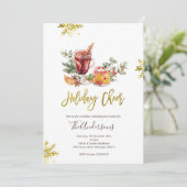 Cocktail de Noël Invitation (Debout devant)