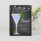 Cocktail de Noël Invitation (Debout devant)