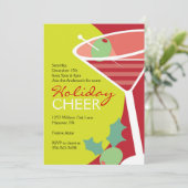Cocktail de Noël Invitations à Martini (Debout devant)
