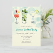 Cocktail d'été Invitations (Debout devant)