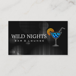 Cocktail drank Club Bar Visitekaartje