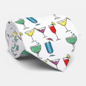 Cocktail Drink Assortment Thunder_Cove Stropdas (Opgerold)