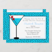 Cocktail Drink Bridal Shower Invitation (Devant / Derrière)