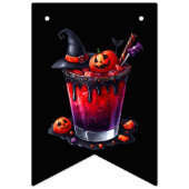 Cocktail Drink Halloween Party Banner (Derde vlag)