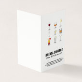 Cocktail Drinken | Barman Visitekaartjes (Buitenkant)
