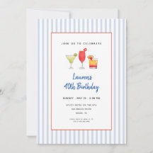 Cocktail drinken Zwembad Party Volwassen Verjaarda