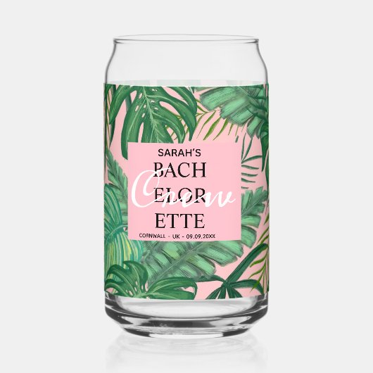 Cocktail du week-end de Palm Bachelorette Tropical (Verso)