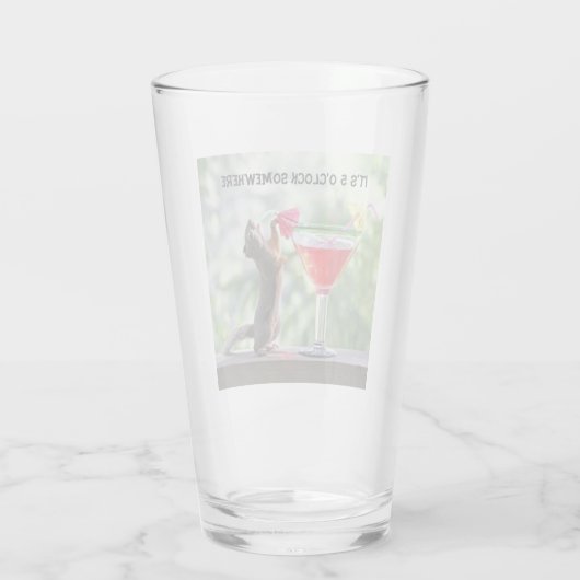 Cocktail écureuil verre (Dos)