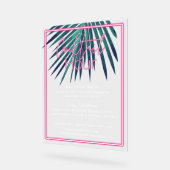 Cocktail électrique Love Neon Pink Tropical Retro (Angle)