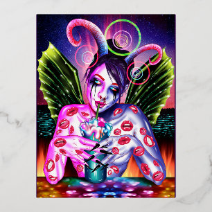cocktail folie feestdagen briefkaart