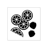 Cocktail Fruit Rubber Stempel (Afrduk)