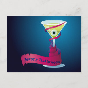 Cocktail Happy Halloween briefkaart