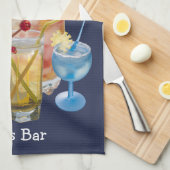 Cocktail Happy Hour Handdoek (Quarter Fold)