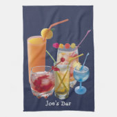 Cocktail Happy Hour Handdoek (Verticaal)