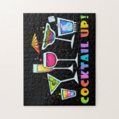 COCKTAIL HAUT VERRES PUZZLES (Vertical)