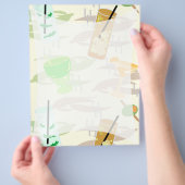 Cocktail Hour Briefpapier Flyer (Hand)