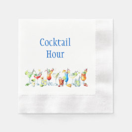 Cocktail Hour Cocktail Napkins Servet