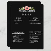  COCKTAIL HOUR MENU (Voorkant / Achterkant)