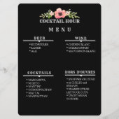 COCKTAIL HOUR MENU (Voorkant)