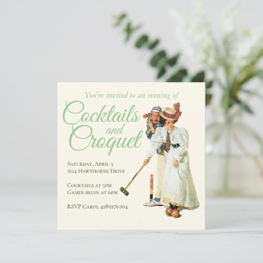 Cocktail Invitation (Debout devant)