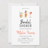 Cocktail Invitation de douche nuptiale (Devant)