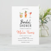 Cocktail Invitation de douche nuptiale (Debout devant)
