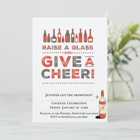 cocktail invitation noël (Debout devant)