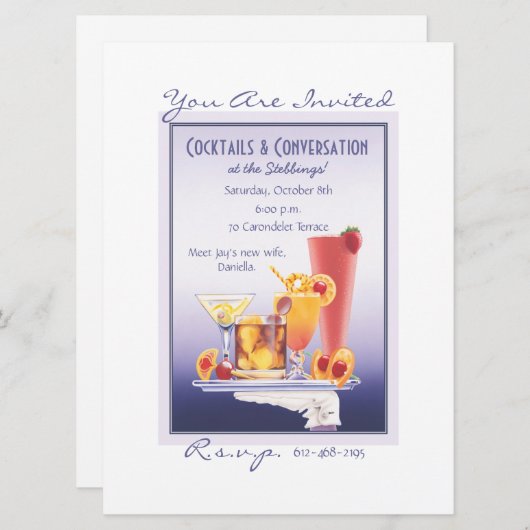 Cocktail © kaart (Voorkant / Achterkant)