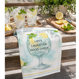 Cocktail Keuken Decor Gin & Tonic Liefhebber Theedoek