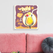 Cocktail Lounge Poster Canvas Afdruk (Insitu (Woonkamer))