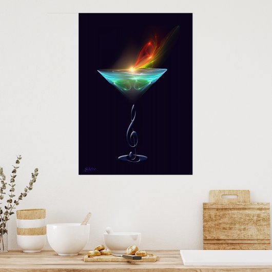 Cocktail Magic Poster (Keuken)