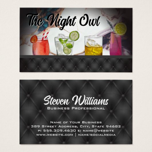 Cocktail | Marbre | Upholstery (Devant & derrière)