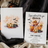Cocktail Martini Invitation de la fête d'Halloween