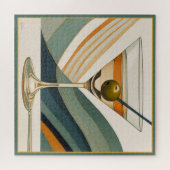 Cocktail Martini Mid Century Design Legpuzzel (Horizontaal)