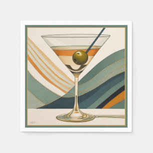 Cocktail Martini Mid Century Design Servet