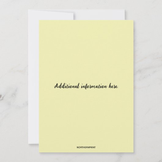 Cocktail modifiable Invitation d'anniversaire (Dos)