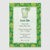 Cocktail Mojito Invitation magnétique (Devant)