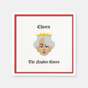 Cocktail Napkin-Cheers uit de Napkin-koningin Servetten