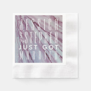 Cocktail Napkin Turquoise en Lavenders Servet