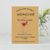Cocktail Noël Invitation (Debout devant)