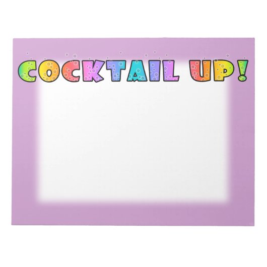 COCKTAIL. NOTITIEBLOK GROOT (Voorkant)