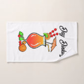 Cocktail Ouragan Tropical Dinking de la Journée de (Serviette à main)