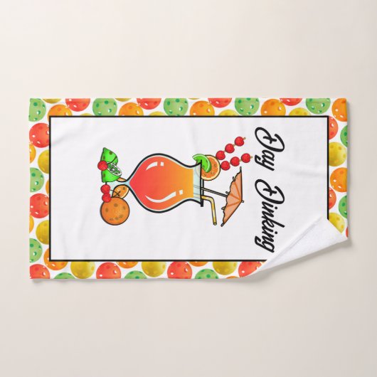 Cocktail Ouragan Tropical Dinking de la Journée de (Serviette à main)