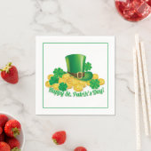 Cocktail Paper Napkins-St. Patrick's Day Servet (Insitu)