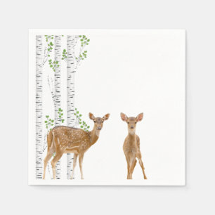 Cocktail Papier Servet XMAS Herten Doe Woodland Bu