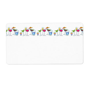 COCKTAIL PARTIJ NAAM TAG ETIKET