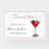 Cocktail Party A tini bit Older Cherry Martini Spandoek (Horizontaal)