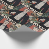 cocktail Party Cadeaupapier (Hoek)