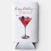 Cocktail Party Cherry Martini Happy Birthday (Voorkant)